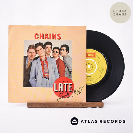 The Late Show Chains 7" Vinyl Record - Sleeve & Record Side-By-Side