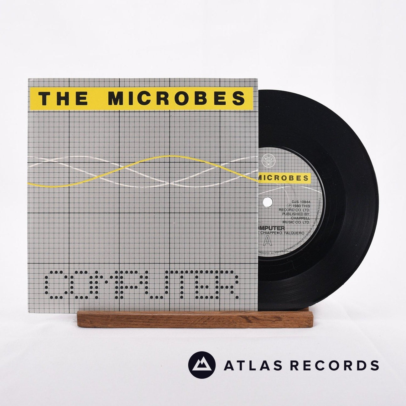 The Microbes Computer 7" Vinyl Record - Front Cover & Record
