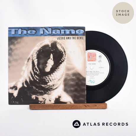 The Name Jesus And The Devil 7" Vinyl Record - Sleeve & Record Side-By-Side