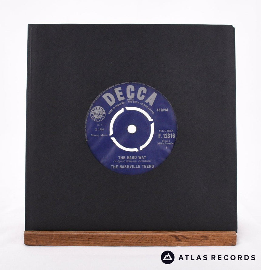 The Nashville Teens The Hard Way / Upside Down 7" Vinyl Record - In Sleeve