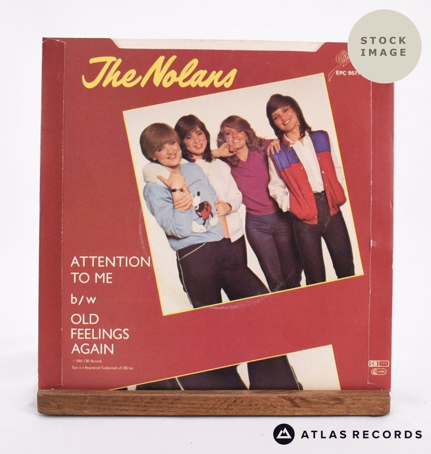 The Nolans Attention To Me 1983 Vinyl Record - Reverse Of Sleeve