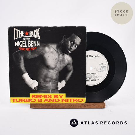 The Pack Stand & Fight Vinyl Record - Sleeve & Record Side-By-Side
