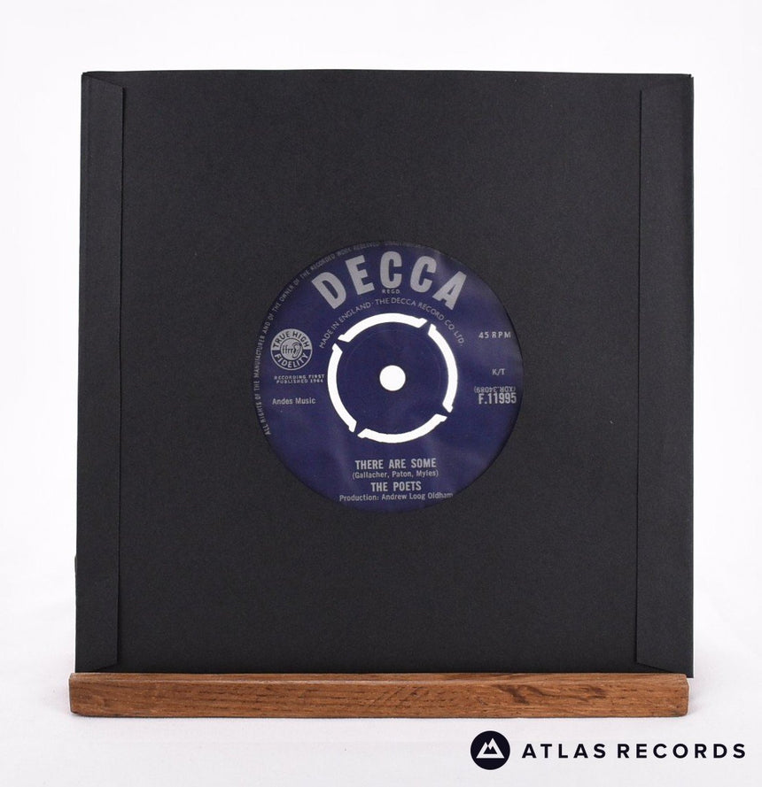 The Poets - Now We're Thru' - 7" Vinyl Record - VG