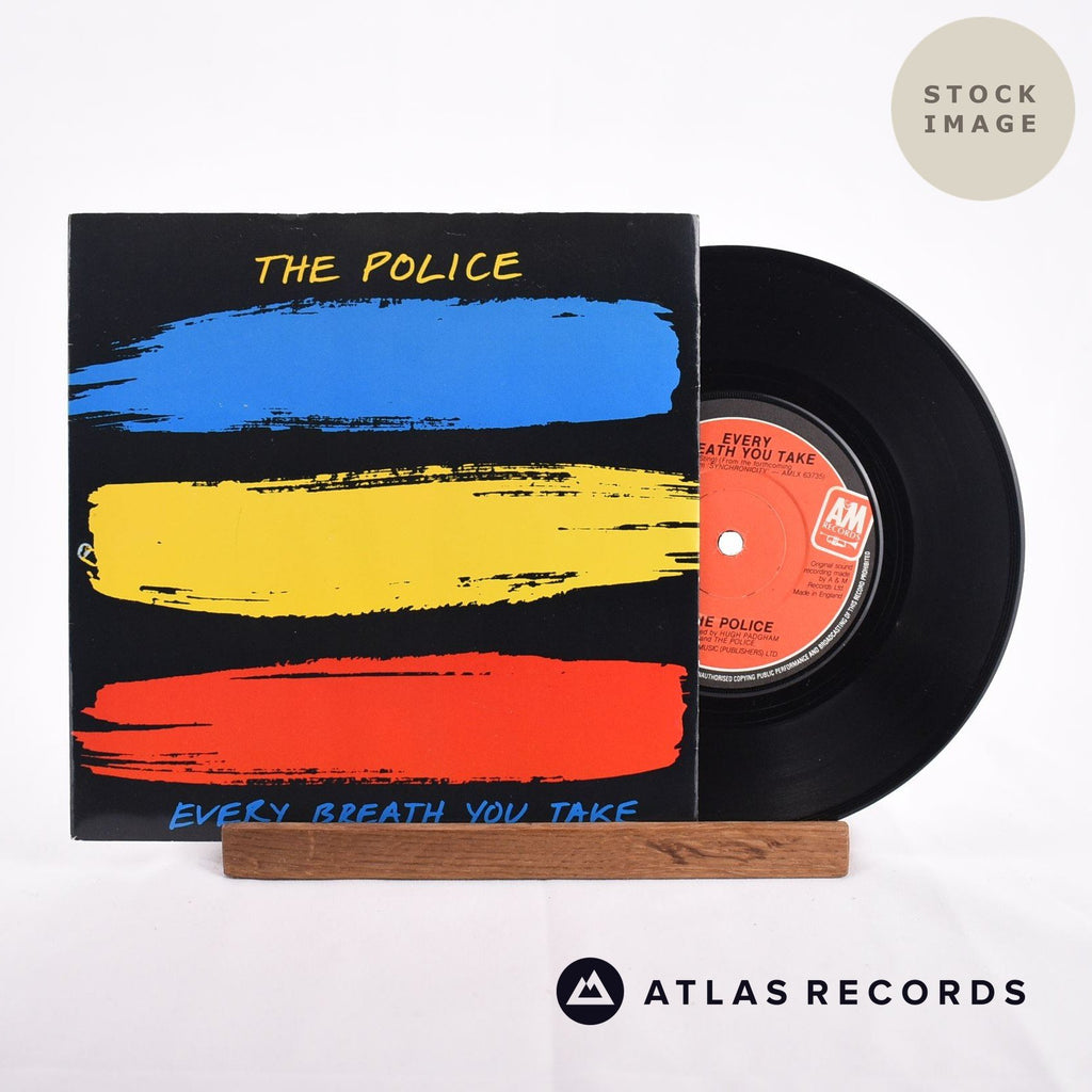 The Police Every Breath You Take Vinyl Record - Sleeve & Record Side-By-Side