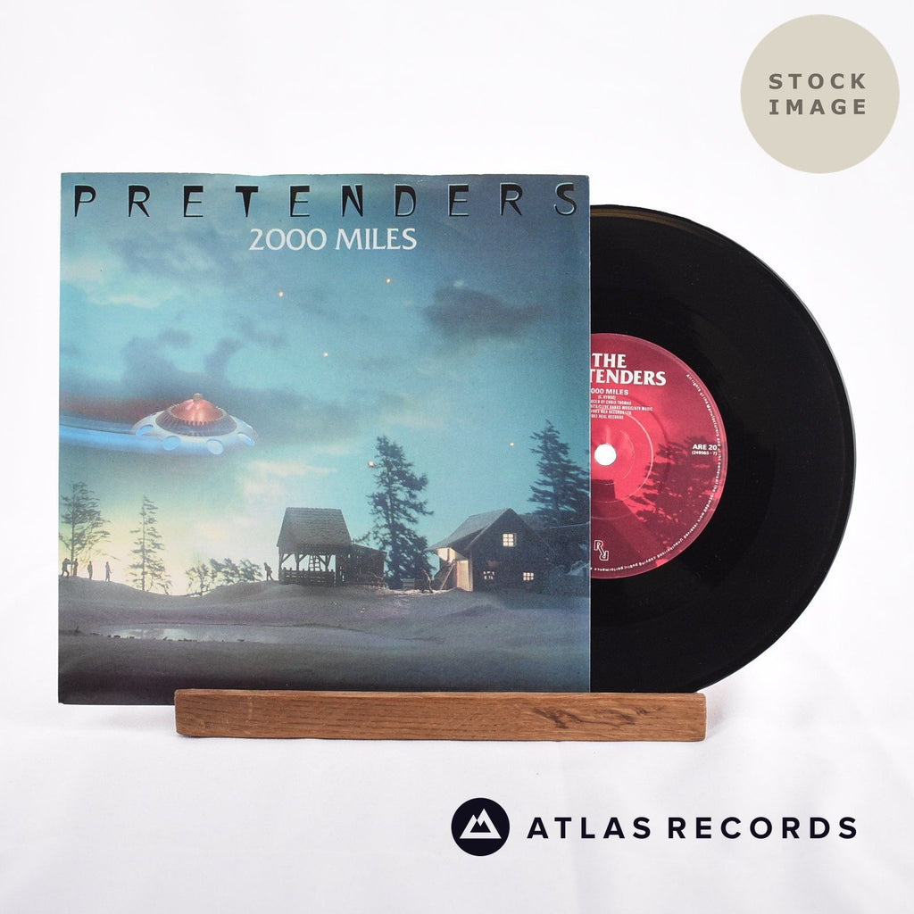 The Pretenders 2000 Miles Vinyl Record - Sleeve & Record Side-By-Side
