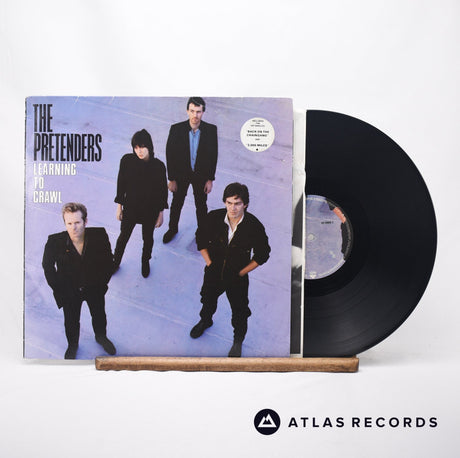 The Pretenders Learning To Crawl LP Vinyl Record - Front Cover & Record