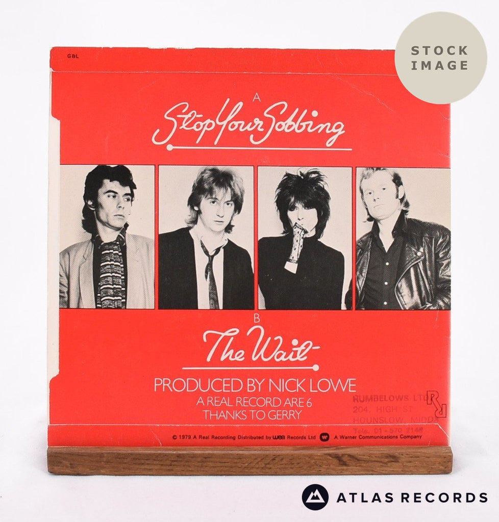 The Pretenders Stop Your Sobbing Vinyl Record - Reverse Of Sleeve