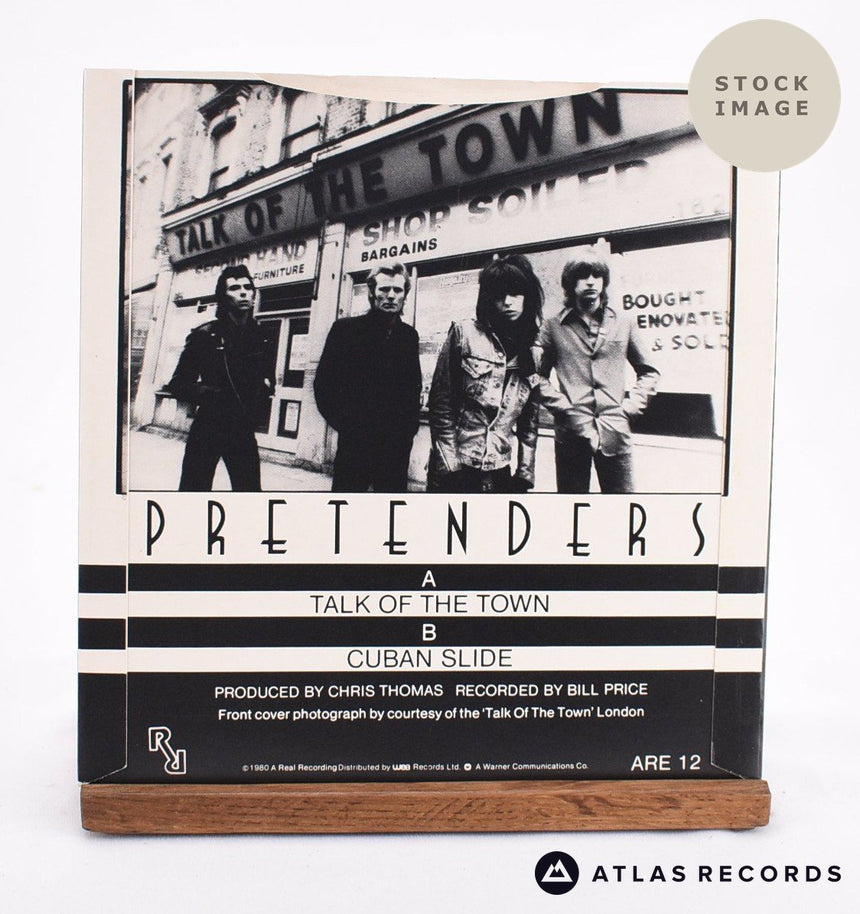 The Pretenders Talk Of The Town Vinyl Record - Reverse Of Sleeve