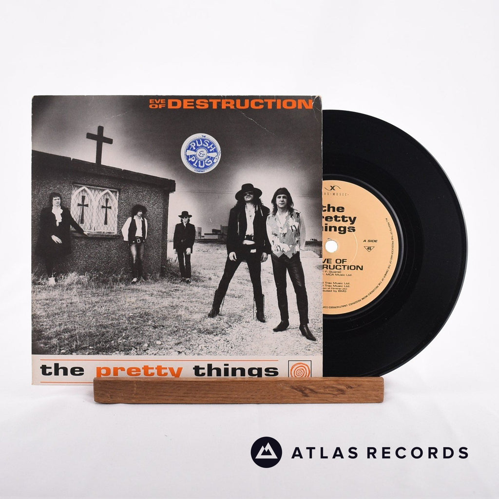 The Pretty Things Eve Of Destruction 7" Vinyl Record - Front Cover & Record