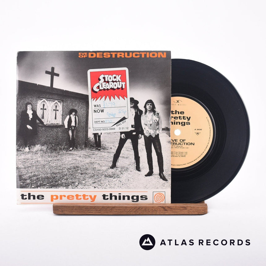 The Pretty Things Eve Of Destruction 7" Vinyl Record - Front Cover & Record