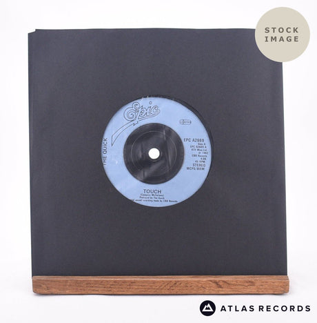 The Quick Touch 7" Vinyl Record - Sleeve & Record Side-By-Side