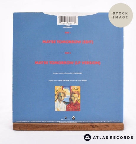 The Rembrandts Maybe Tomorrow Vinyl Record - Reverse Of Sleeve