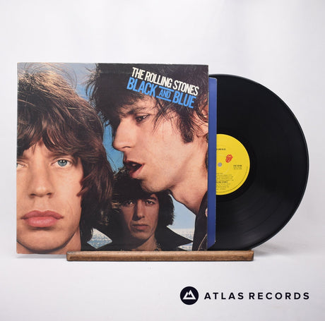 The Rolling Stones Black And Blue LP Vinyl Record - Front Cover & Record