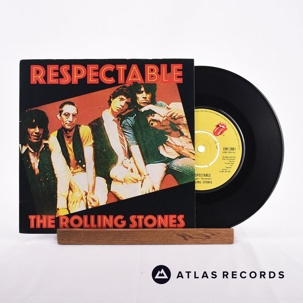 The Rolling Stones Respectable 7" Vinyl Record - Front Cover & Record