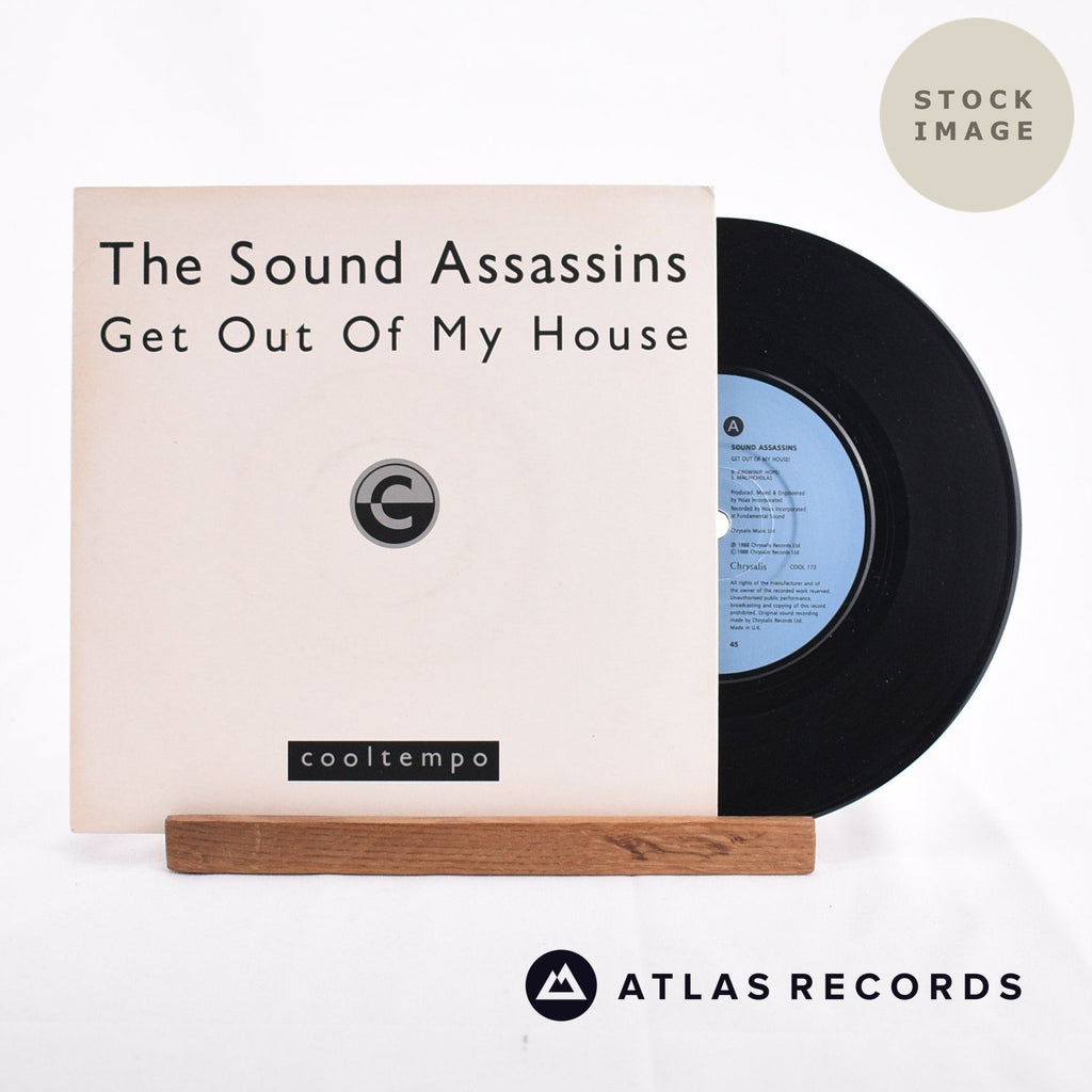 The Sound Assassins Get Out Of My House 1979 Vinyl Record - Sleeve & Record Side-By-Side