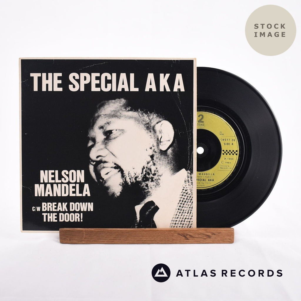 The Special AKA Nelson Mandela Vinyl Record - Sleeve & Record Side-By-Side
