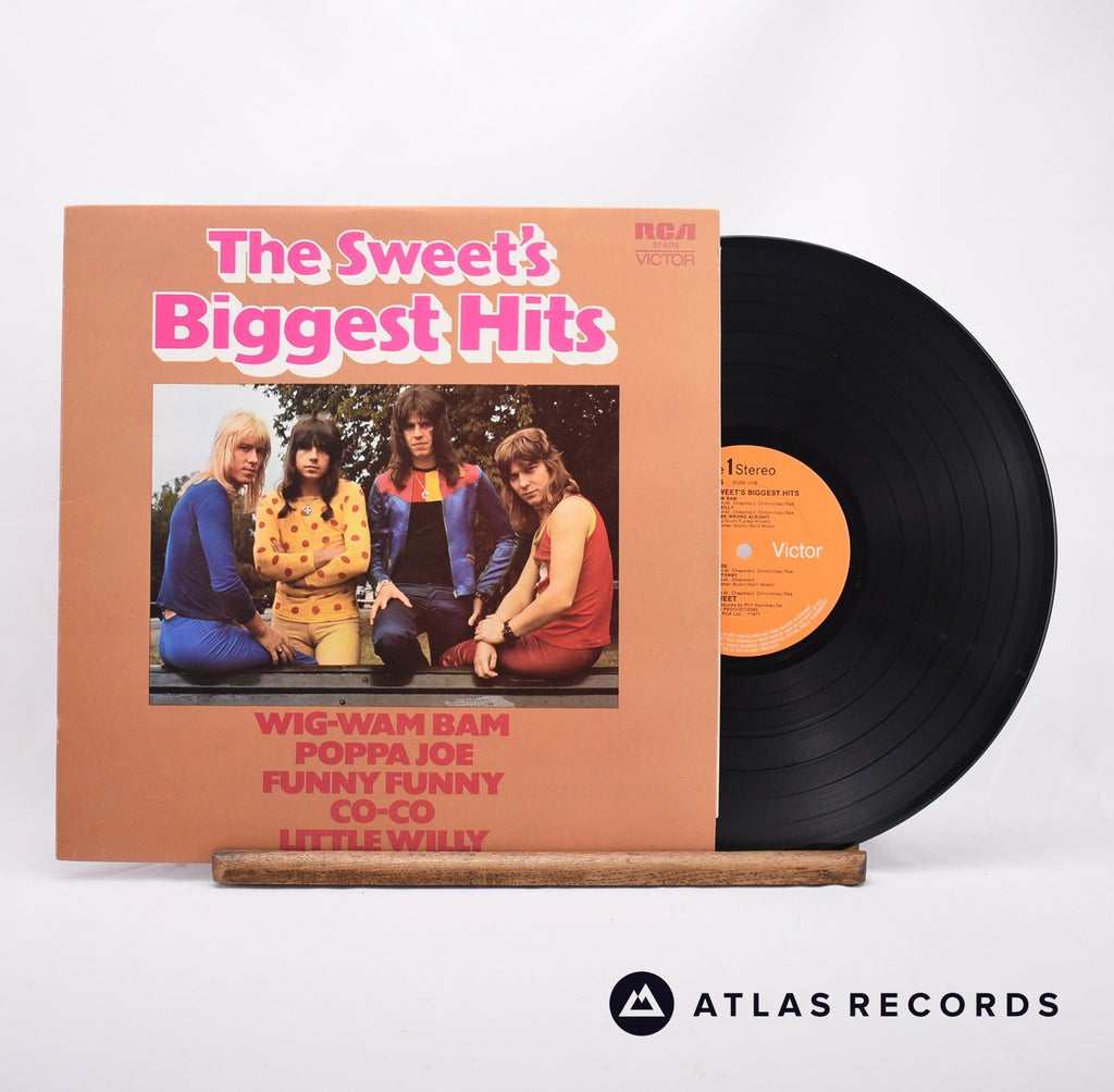 The Sweet The Sweet's Biggest Hits LP Vinyl Record - Front Cover & Record