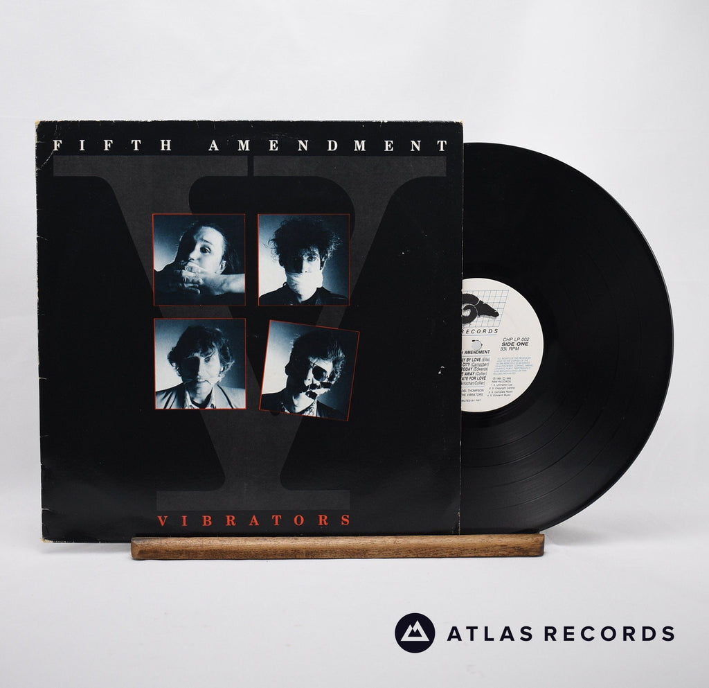 The Vibrators Fifth Amendment LP Vinyl Record - Front Cover & Record