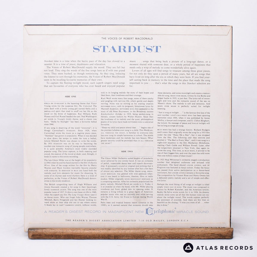 The Voices Of Robert MacDonald - Stardust - LP Vinyl Record - EX/VG+