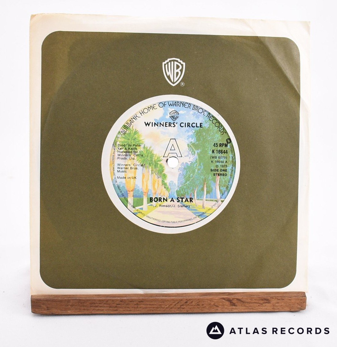 The Winners' Circle Born A Star 7" Vinyl Record - In Sleeve