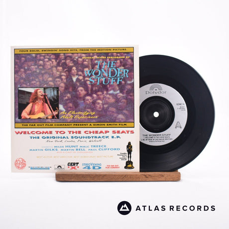 The Wonder Stuff Welcome To The Cheap Seats The Original Soundtrack E.P. 7" Vinyl Record - Front Cover & Record
