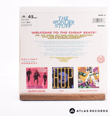 The Wonder Stuff - Welcome To The Cheap Seats The Original Soundtrack E.P. - 7" EP Vinyl Record - EX/EX