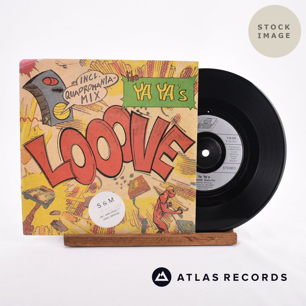 The Ya Ya's Looove 1991 Vinyl Record - Sleeve & Record Side-By-Side