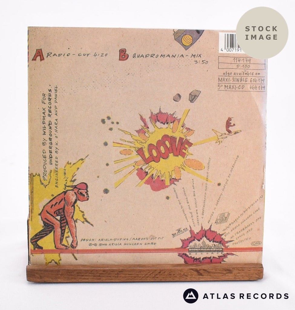 The Ya Ya's Looove 1991 Vinyl Record - Reverse Of Sleeve