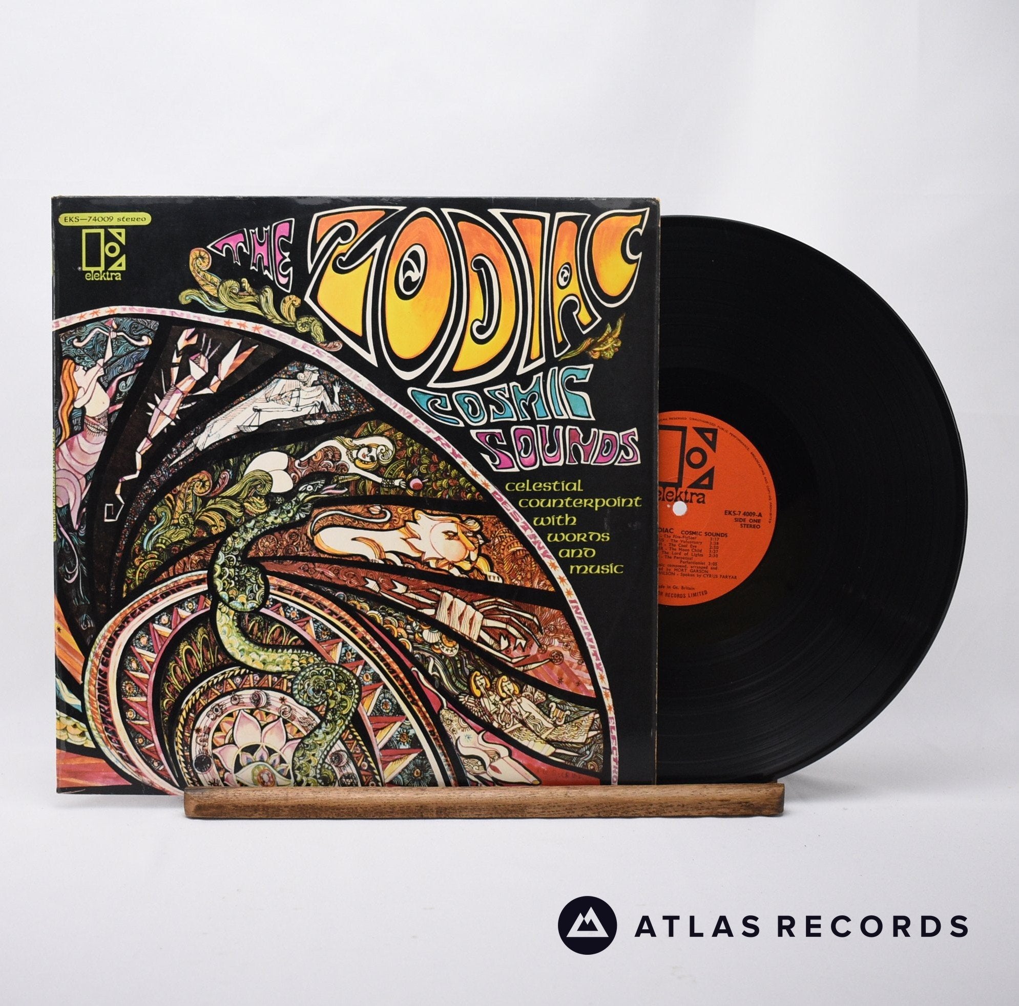 The Zodiac Cosmic Sounds Lp Vinyl Record Vg Vg Atlas Records