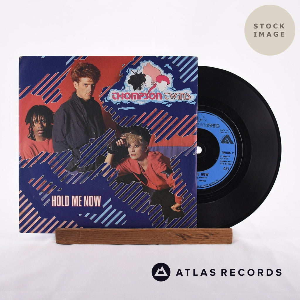 Thompson Twins Hold Me Now Vinyl Record - Sleeve & Record Side-By-Side