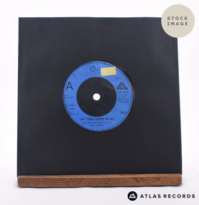Thompson Twins Lay Your Hands On Me 7" Vinyl Record - Sleeve & Record Side-By-Side