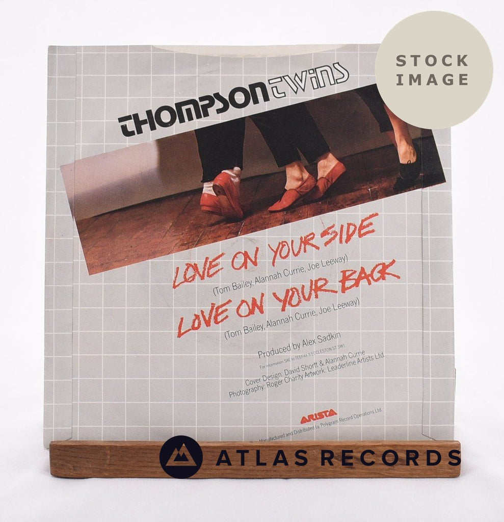 Thompson Twins Love On Your Side Vinyl Record - Reverse Of Sleeve