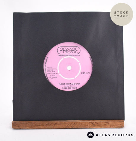 Three Dog Night Tulsa Turnaround 7" Vinyl Record - Sleeve & Record Side-By-Side