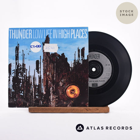 Thunder Low Life In High Places 7" Vinyl Record - Sleeve & Record Side-By-Side