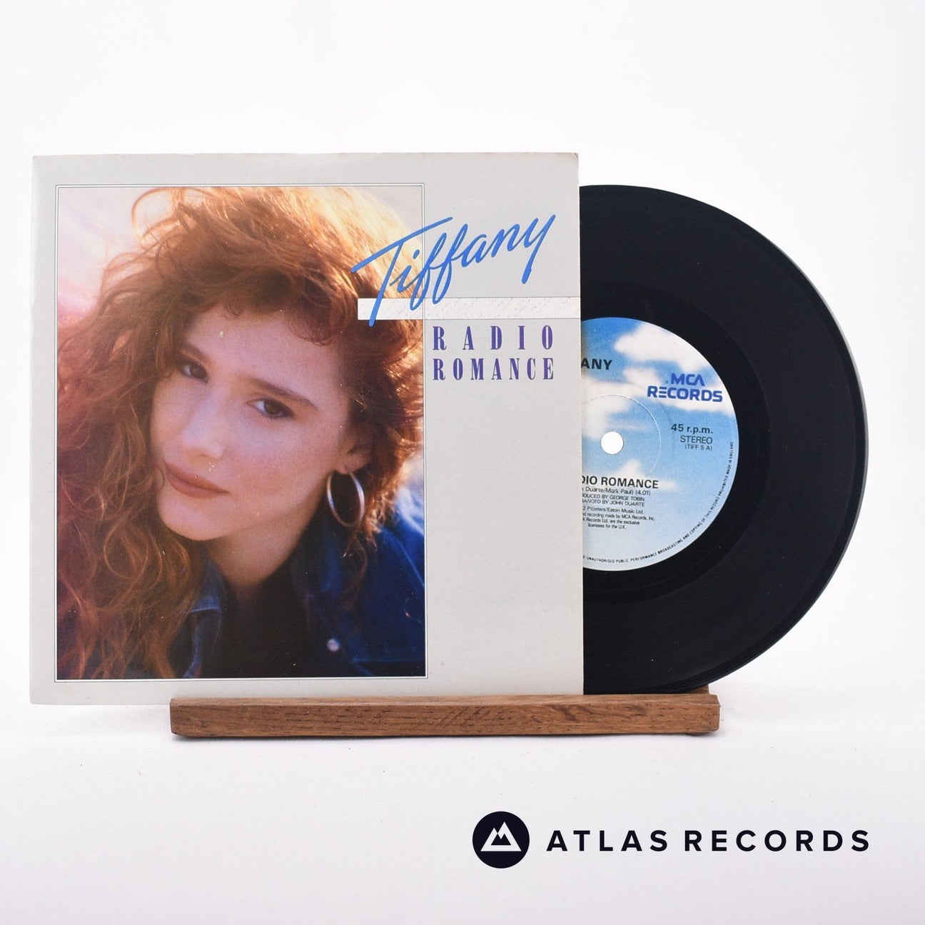 Tiffany Radio Romance 7" Vinyl Record - Front Cover & Record