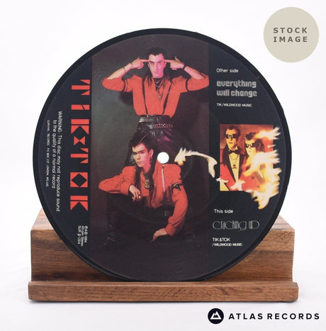 Tik & Tok Everything Will Change 7" Vinyl Record - Reverse Of Sleeve