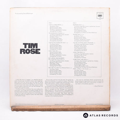 Tim Rose - Tim Rose - A1 B1 LP Vinyl Record - VG+/VG+