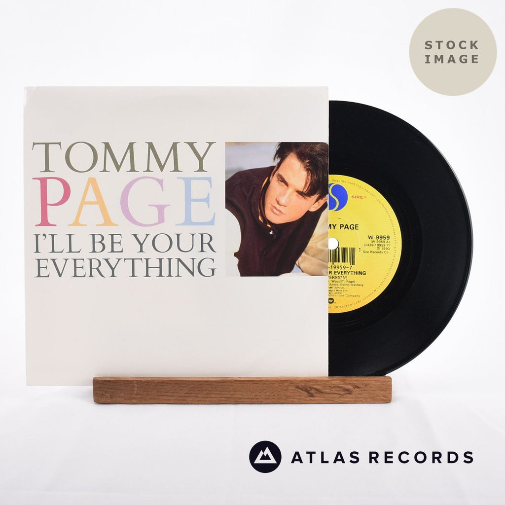 Tommy Page I'll Be Your Everything Vinyl Record - Sleeve & Record Side-By-Side