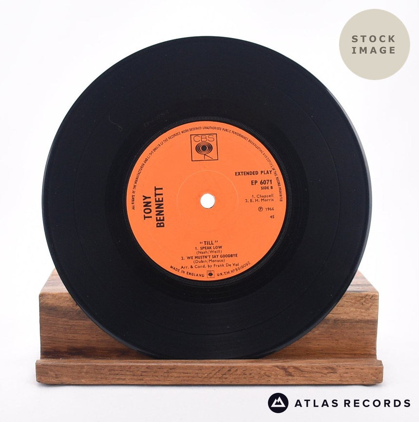 Tony Bennett Till 7" Vinyl Record - Record B Side