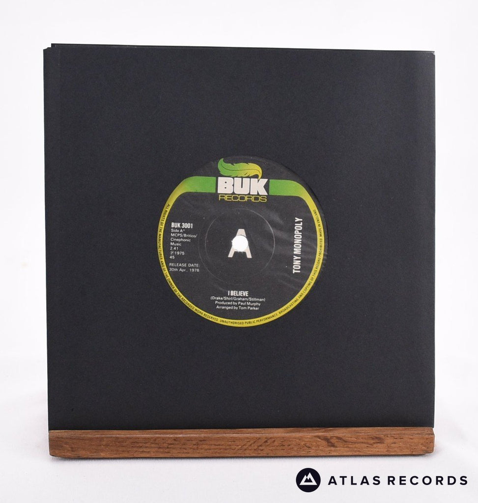 Tony Monopoly I Believe 7" Vinyl Record - In Sleeve