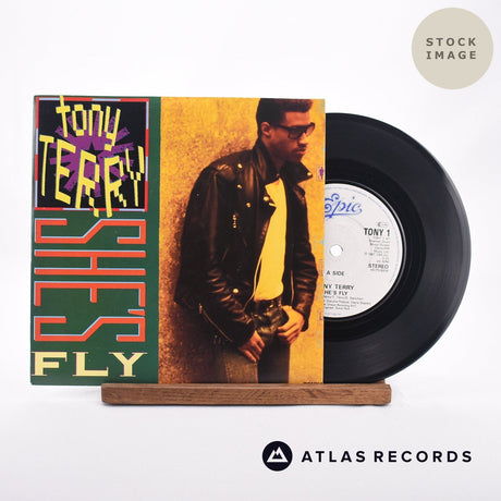Tony Terry She's Fly 7" Vinyl Record - Sleeve & Record Side-By-Side