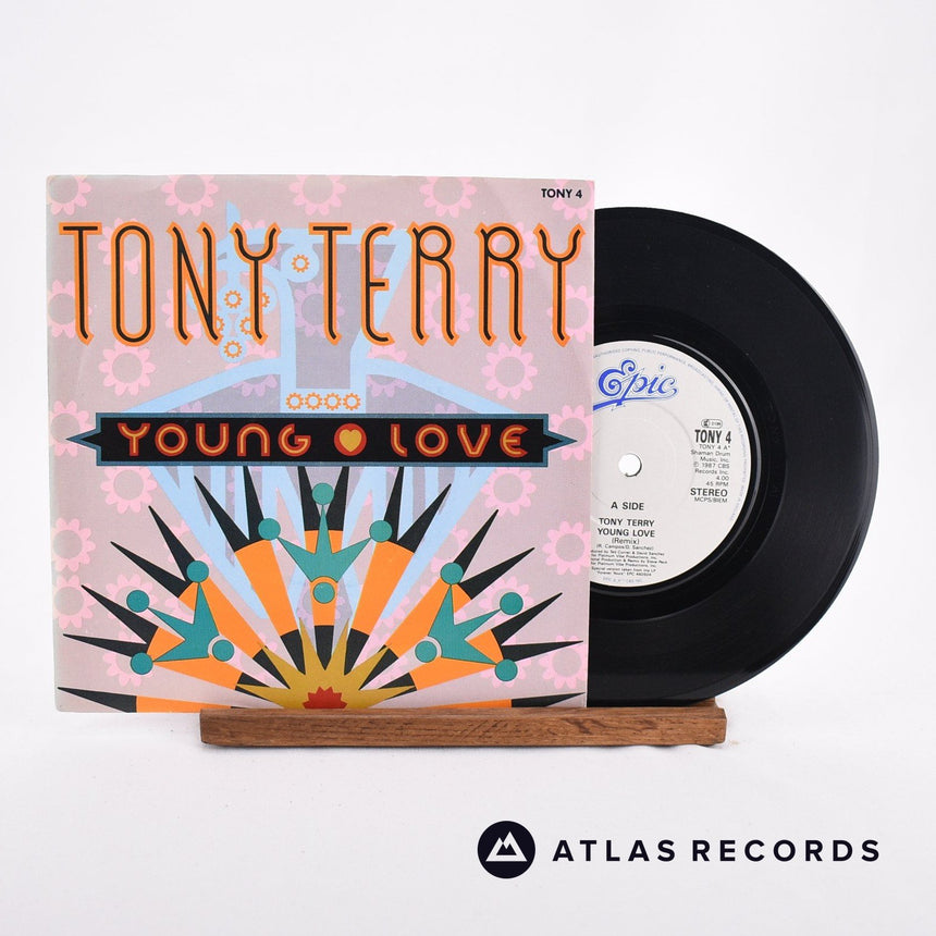 Tony Terry Young Love 7" Vinyl Record - Front Cover & Record