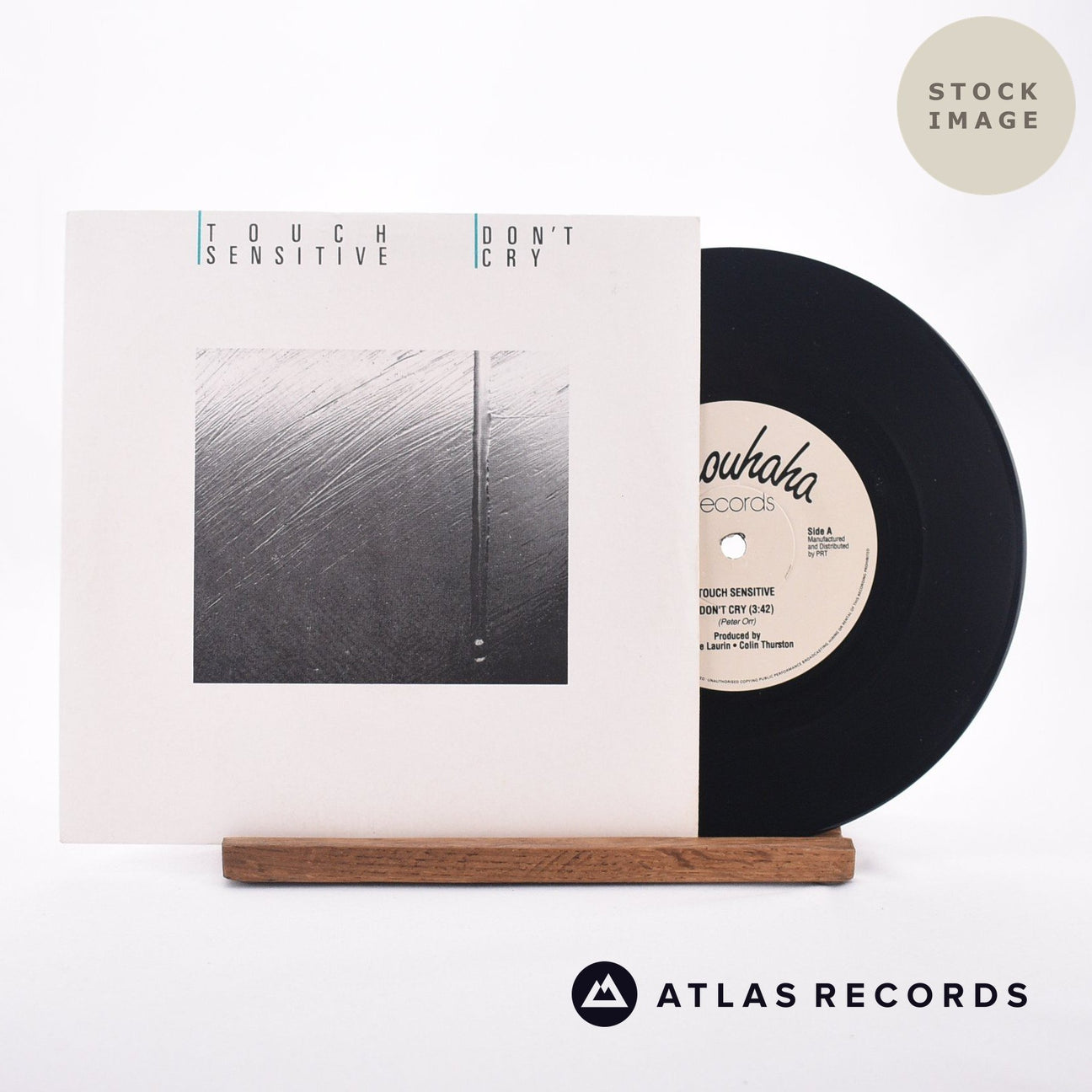 Touch Sensitive Don't Cry 7" Vinyl Record - Sleeve & Record Side-By-Side