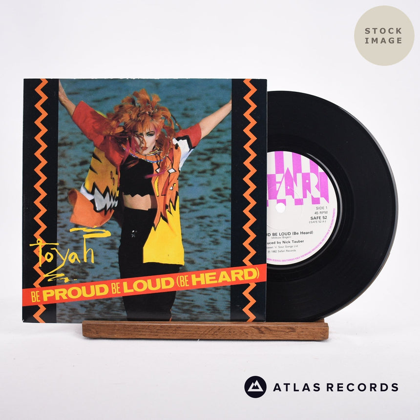 Toyah Be Proud Be Loud Vinyl Record - Sleeve & Record Side-By-Side