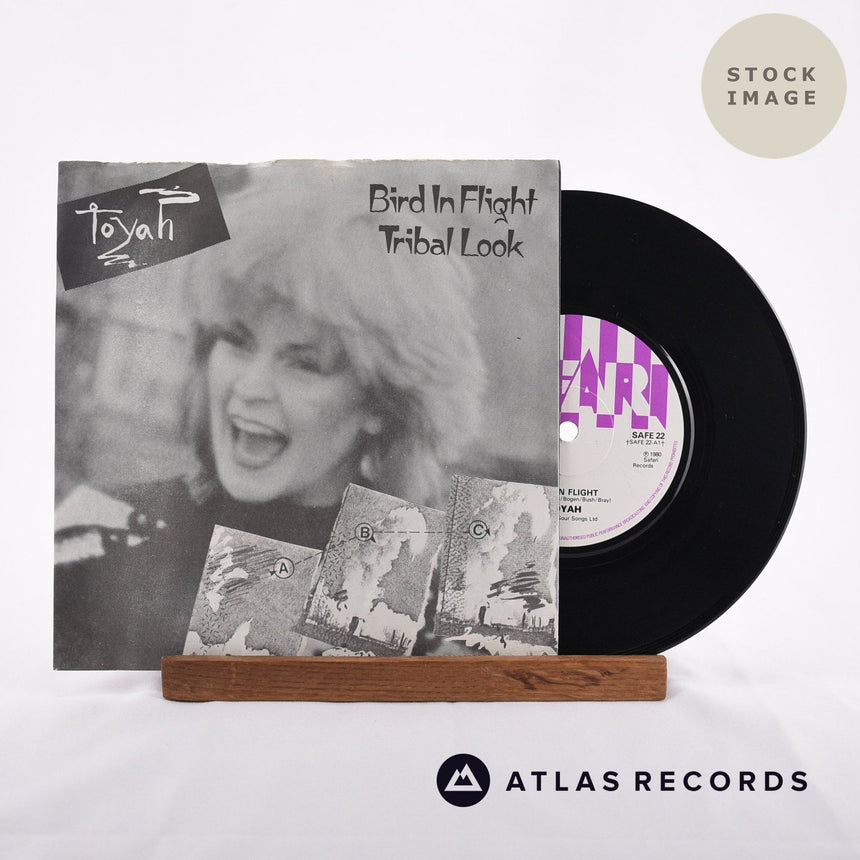 Toyah Bird In Flight 1977 Vinyl Record - Sleeve & Record Side-By-Side