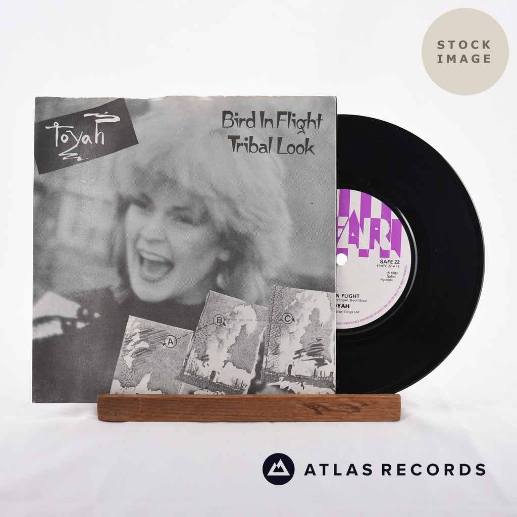 Toyah Bird In Flight 1977 Vinyl Record - Sleeve & Record Side-By-Side