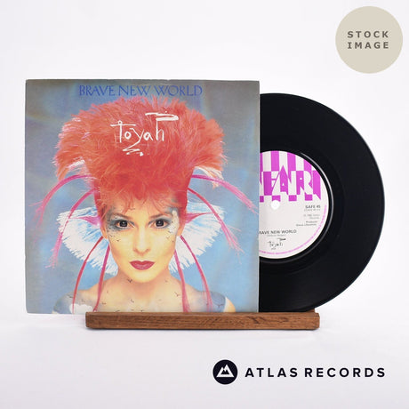 Toyah Brave New World 7" Vinyl Record - Sleeve & Record Side-By-Side
