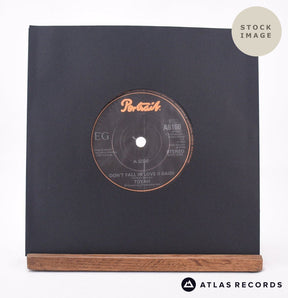 Toyah Don't Fall In Love 7" Vinyl Record - Sleeve & Record Side-By-Side