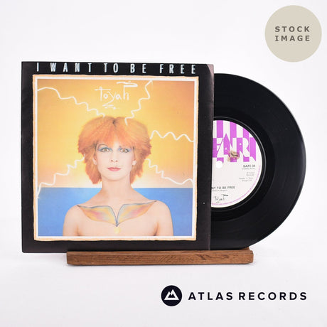 Toyah I Want To Be Free Vinyl Record - Sleeve & Record Side-By-Side