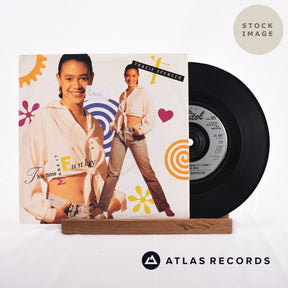 Tracie Spencer This Time Make It Funky 1991 Vinyl Record - Sleeve & Record Side-By-Side